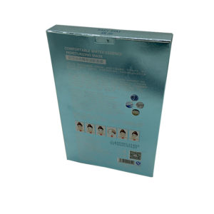 packaging cosmetic collapsible box for back view